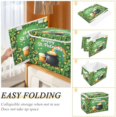 Bolaz St Patrick Green Storage Bins - Image 4