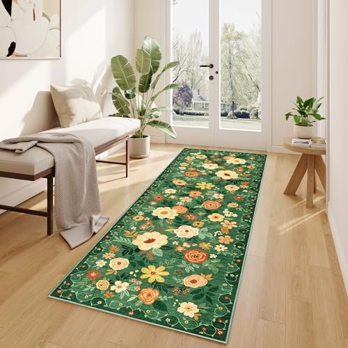 DUKINO 2.6x8 Runner Rug, Washable Rug - Image 3