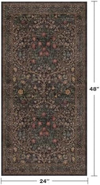 Dark Brown 2x4 Entryway Rug, Small Runners - Image 2