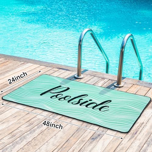 Tinideya Pool Deck Mats Non Slip Rubber - Image 2