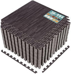 Sorbus Interlocking Wood Grain Foam Floor Tiles by Sorbus