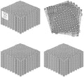 VEVOR Modular Interlocking Cushion, 50 Pack 12" x 12" Splicing Drainage Mats by VEVOR
