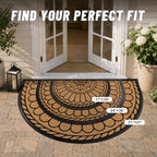 Mibao Half Round Door Mat, Semicircular Entrance - Image 3