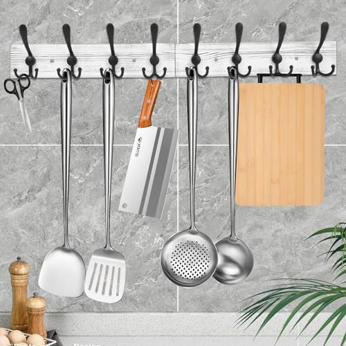 IBosins Wall Mounted Coat Rack, 31.4" Long - Image 7