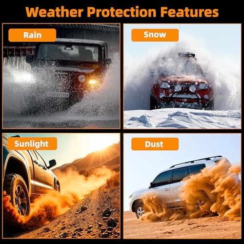Winch Cover, Heavy Duty Waterproof Winch Protection - Image 7