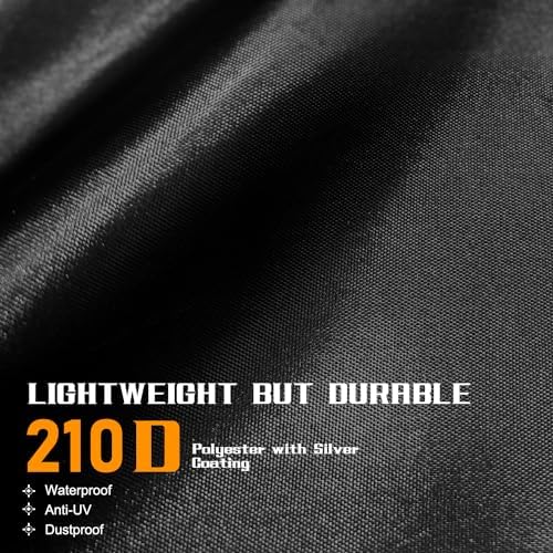 Zero Turn Mower Cover 60 Inch Deck, Oxford Cloth, 2 Buckle Straps - Image 3