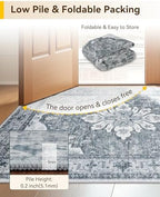 RELEANY Washable Area Rug, Small 2'6"x4' - Image 5