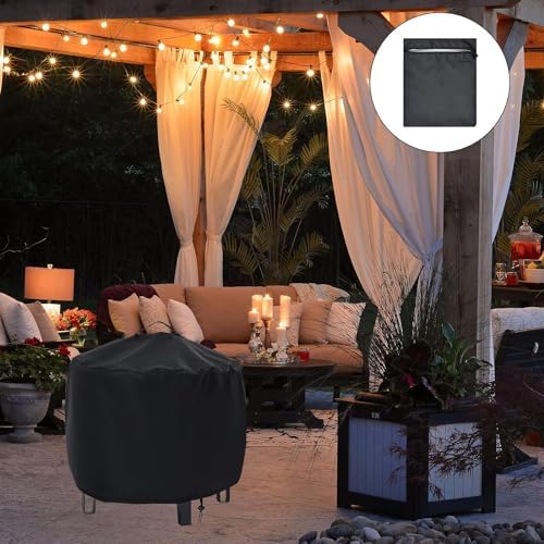 Waterproof Fire Pit Cover 18" D x 15.5" H fit - Image 6