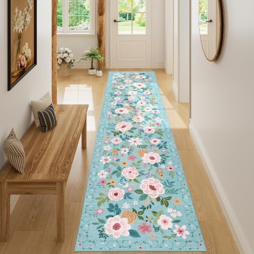 DUKINO 2x8 Runner Rug, Washable Runner Rug by DUKINO