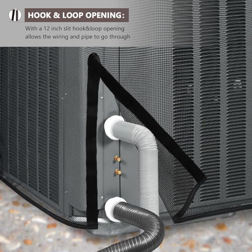 ULTCOVER 2 in 1 Air Conditioner Defender Cover 24W x 24D x 30H in - Image 4
