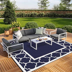 GENIMO Outdoor Rug, Waterproof Plastic Rugs by GENIMO