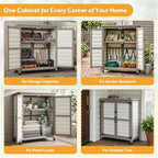 PetsCosset Weatherproof Outdoor Storage Cabinet - Image 6