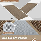 BEQHAUSE Dirt Trapper Door Mat 36" x 60", Non-Slip Washable Doormats - Image 6