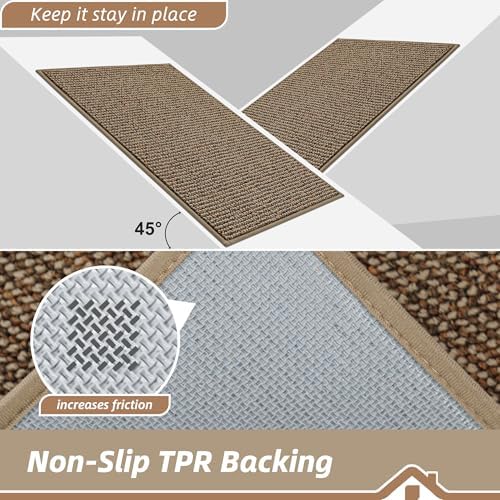 BEQHAUSE Dirt Trapper Door Mat 17" x 30", Non-Slip Doormats - Image 6