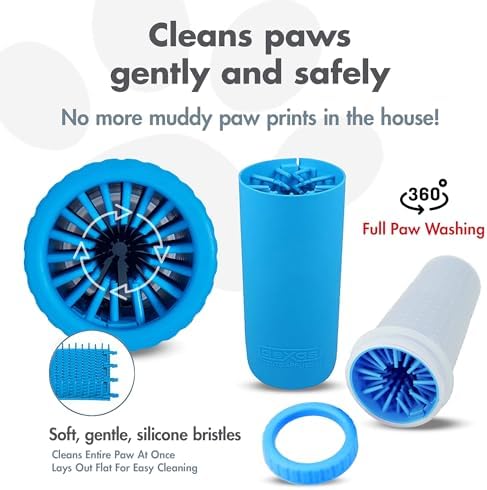 Dexas MudBuster Large Portable Pro Blue Paw Cleaner - Image 2
