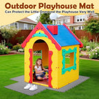 Wibeelee 14 PCS Interlocking Outdoor Playhouse Mats 36 X 48 Inches Waterproof - Image 3