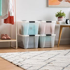 IRIS USA 4-Pack 40 Quart Storage Bins - Image 4