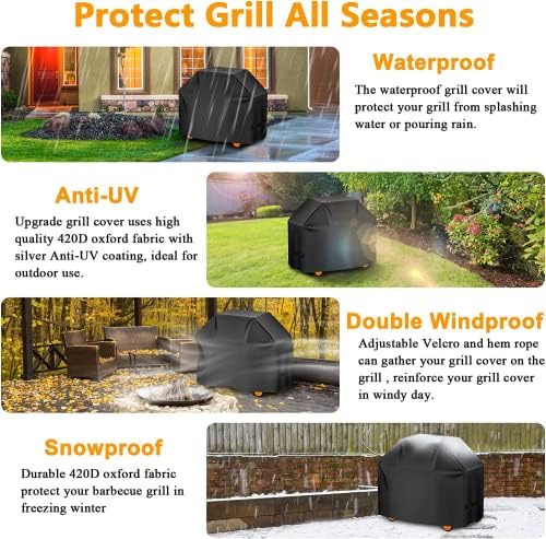 Aoretic Grill Cover, 48 inch BBQ Gas Grill Cover - Image 6