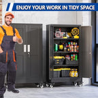 GAIOUS Metal Garage Storage Cabinet - Image 3