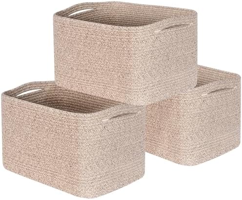 MINTWOOD Design 3-Pack Decorative Woven Storage Baskets by MINTWOODDesign