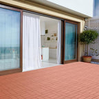 Deck Tiles - 24-Pack Wood Plastic Composite Interlocking Patio Tiles - Outdoor - Image 3
