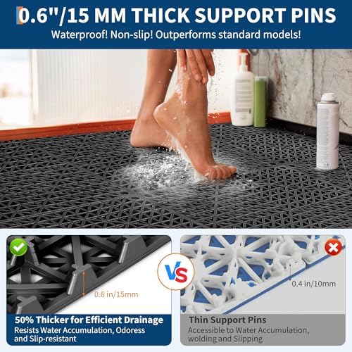 Interlocking Floor Tiles 50 Pack 12"X12" Waterproof Modular Cushion Mats - Image 5