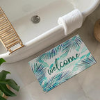 Jvpke Tropical Monstera Leaf Welcome Mat - Image 6