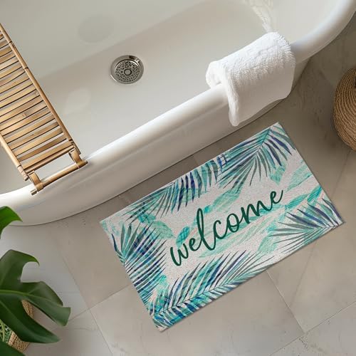 Jvpke Tropical Monstera Leaf Welcome Mat - Image 6