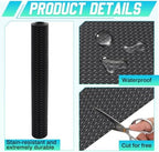 Breling 24 in X 10 ft Rubber Diamond Plate Garage Floor Mat - Image 4