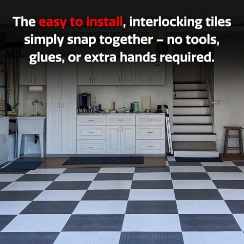 SnapLock GarageDeck 12"x12" Interlocking Garage Floor Tiles - Image 2