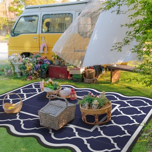 GENIMO Outdoor Rug, Waterproof Plastic Rugs - Image 3