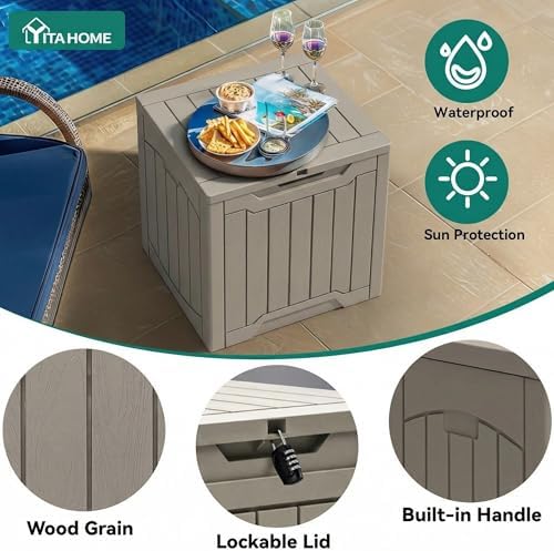 YITAHOME 31 Gallon Outdoor Storage Box - Image 5