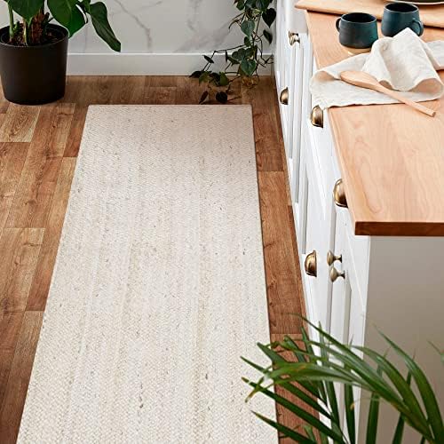 Hausattire Hand Woven Jute Braided Runner, 2x6 ft - Image 4