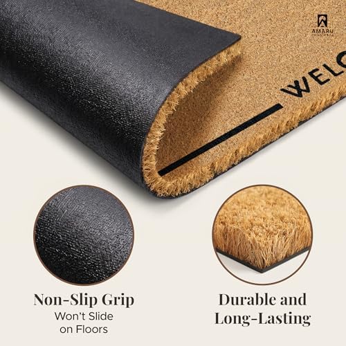 Coir Welcome Mat, Welcome Classic 2, 17x29 in - Image 5