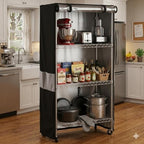 Wire Shelving Storage Cover Waterproof Dustproof Clear Window 600D 36x18x72 - Image 2