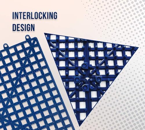 Mytee Products 24 Pack 12"x12" 1/2" Thick Non Slip Interlocking Self Drainage - Image 4