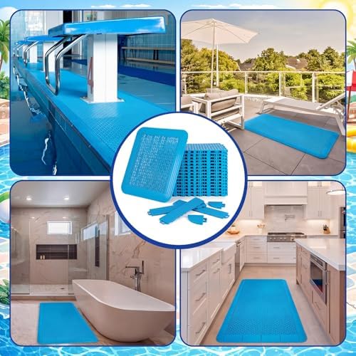 Interlocking Pool Tile 16 Pcs Floor Mat - Image 7