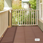 30 Pack Interlocking Deck Tiles 11.8"x11.8" Interlocking Patio Deck Tiles - Image 5