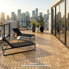 Acacia Interlocking Deck Tiles, 12 Slats - Image 4