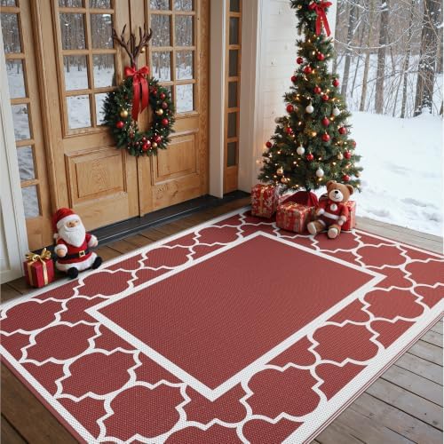GENIMO Outdoor Rug, Waterproof Plastic Rugs - Image 2