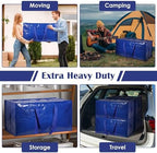 6 Pack Moving Bags with Full-Open Side Zipper, Extra Large 93L Heavy Duty - Image 7