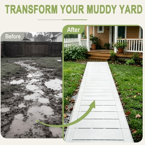 31" x 5.5' Garden Pathway Interlocking Plastic Walkway - Image 4