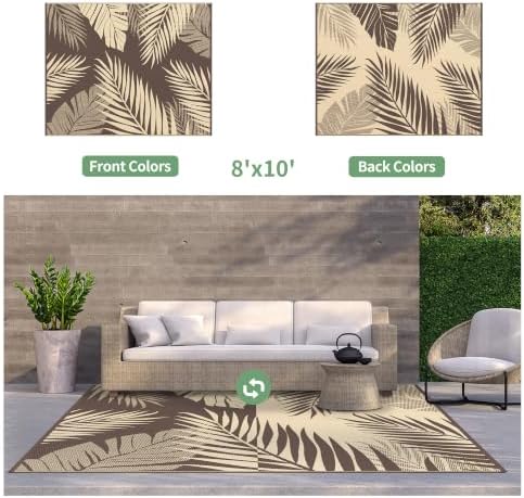 GENIMO Outdoor Rug, Waterproof Plastic Rugs - Image 2