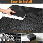 Interlocking Drainage Tiles 12" x 12" Modular Interlocking Cushion - Image 5