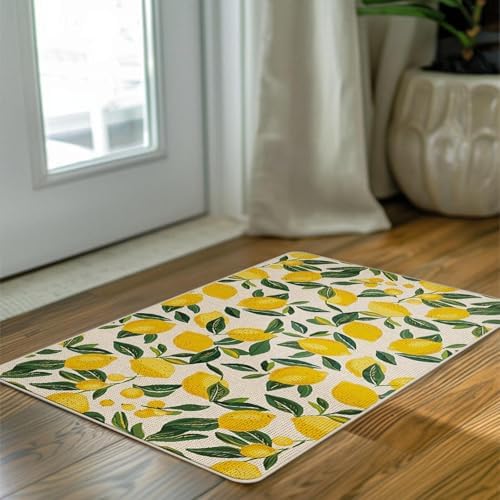 Spring Summer Lemon Welcome Front Door Mat - Image 6