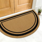 OLANLY Half Circle Door Mat 30x17, Low Profile Doormat - Image 2