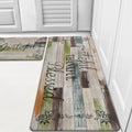 HEBE Anti Fatigue Kitchen Mat Set of 2, Cushioned Kitchen Mats by HEBE