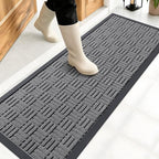 OLANLY Front Door Mat Outside Entrance 47x17, Heavy-Duty Rubber Doormat by OLANLY