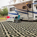 SAND MINE Reversible Mats, Plastic Straw Rug, Modern Area Rug, Large Floor Mat - Image 7