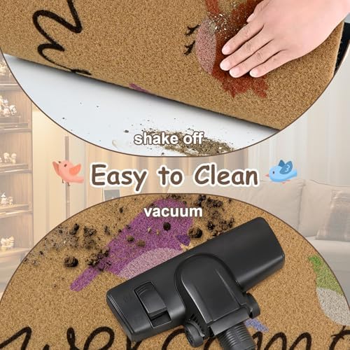 Yinhua Coir Door Mat 17"x30", Welcome Mat - Image 6